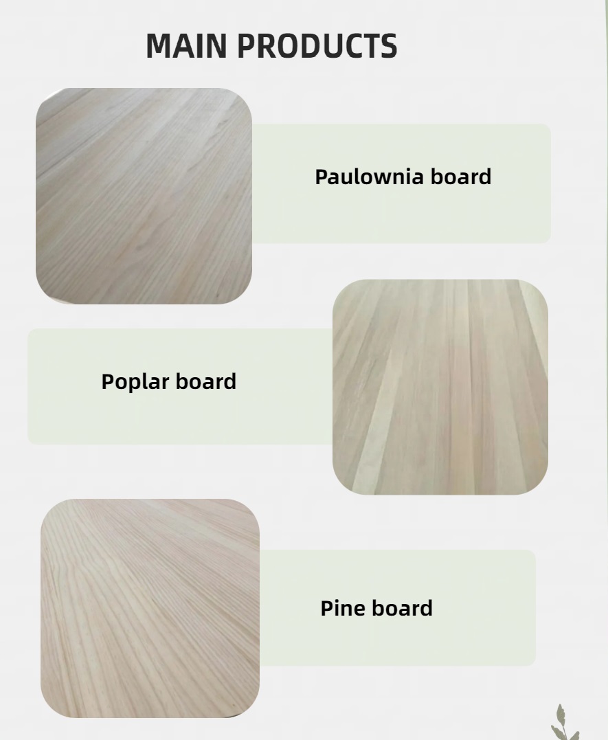 Customizable Solid Pine Board in Natural or Bleached Finish for Your Requirements