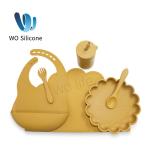 PVC Free Dishwasher Safe Silicone Baby Bowl Laser Logo