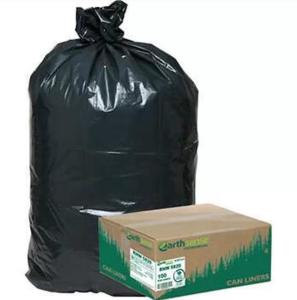 Quality Black PLA Compostable Biodegradable Plastic Garbage Bags wholesale