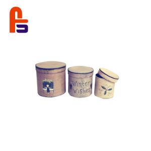 Quality Round Shape Paper Material High Durability Cardboard Gift Boxes wholesale