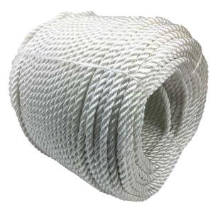 Quality White Color Twisted Nylon Rope 28mm 3 Strand Nylon Marine Ropes wholesale