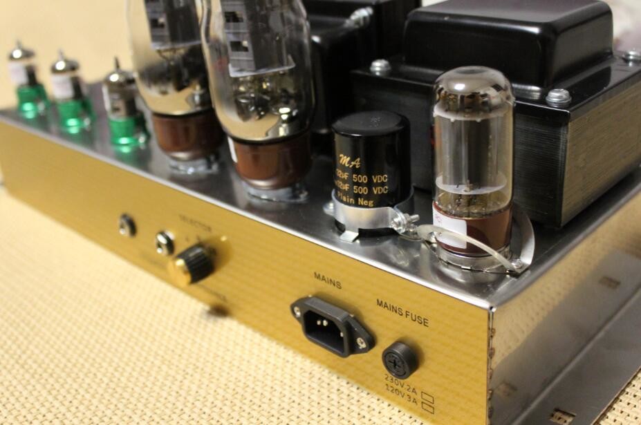Marshall Style JTM45 Hand Wired All Tube Guitar Amplifier Head Chassis with Ruby Tubes 50W in Black Musical Instruments