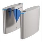 Stadium Flap Barrier Turnstile Door Access Control 550mm Bidirectional Passage
