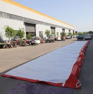 China Permeable Aquatic Floating Silt Curtain For Aquatic Environments Eco Friendly Oil Spilling Boom PVC Floating Silt Curtain on sale