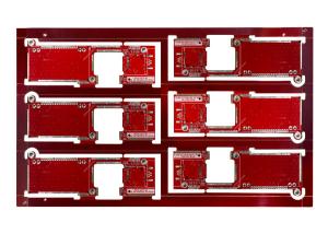Quality 0.15m Hole FR4 TG150 Multilayer PCB Board Red Soldermask 175um wholesale