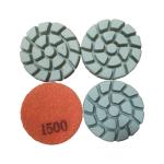 10mm Concrete Dry Grinding Resin Sheet Polishing Pad 3 inch 75mm Thickness