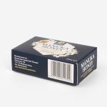 Black Recycled 300gsm Cosmetic Paper Box With Spot UV Printing