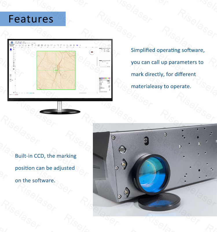 All In One Small Fiber Laser Marking Machine 1064nm Wavelength AIO Pro 20W
