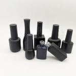 10ml Black Nail Polish Bottle Gel 7.6*3,2cm With Screw Cap