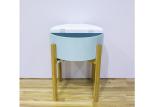 BSCI 48cm Height Round Wood Coffee Table For Bedroom