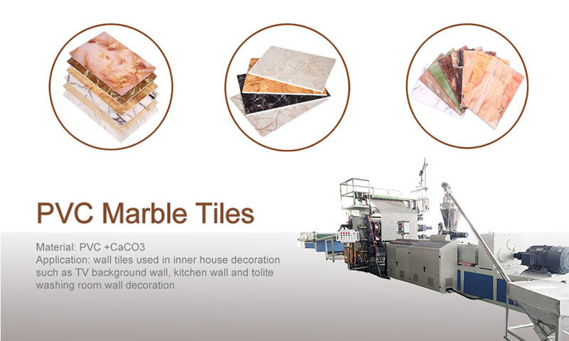 37Kw Artificial Marble Plate Production Line / PVC Profile Making Machine