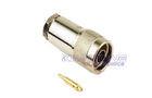 Male Female Type N Crimp / Clamp Coaxial Cable Connectors for 10base2 computer