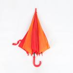 Red And Orange Small Kids Rain Umbrella 19 Inch Zinc Plating Safe Frame