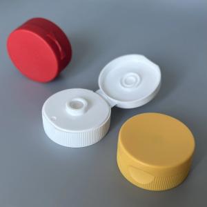 Quality US 0.06/Piece Customization 38mm Honey Cap Flip Top Cap for Ketchup Plastic Honey Bottle Cap wholesale