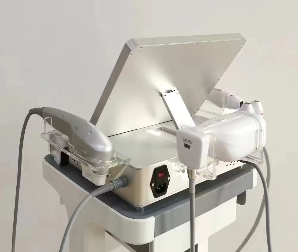 7D HIFU Beauty Machine Liposonic Vaginal Tightening Gold RF 3 In 1 Beauty Machine