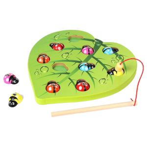 Quality Children Wooden Magnetic Games Fishing Toy Game Educational wholesale
