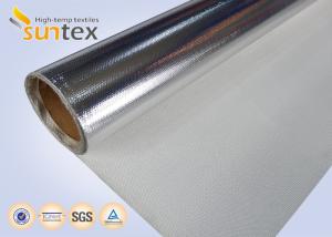 Quality Good Quality Aluminum Foil Coated Cloth Laminated Roll Fireproof Fiberglass Fabric wholesale