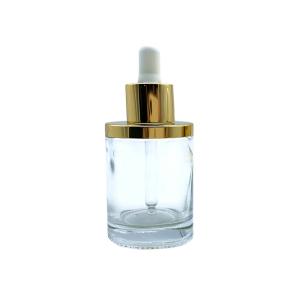 Quality Cylinder 30ml Aromatherapy Perfume Eye Dropper Bottles With Cap wholesale