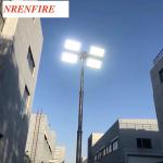 Fire Tender Mounted 7.6m Telescopic Mast Light Tower/ Pneumatic Telescopic Mast