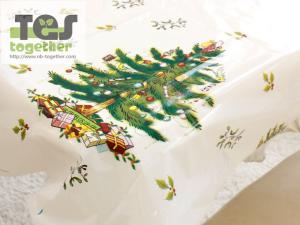 Quality New Christmas disposable PVC tablecloth，with different Cartoon designs wholesale