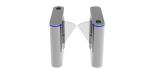 700mm Width Electronic Flap Barrier Turnstile Pedestrian Automatic Systems Entry