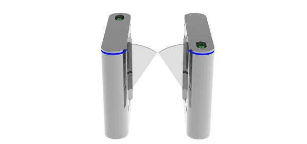 700mm Width Electronic Flap Barrier Turnstile Pedestrian Automatic Systems Entry