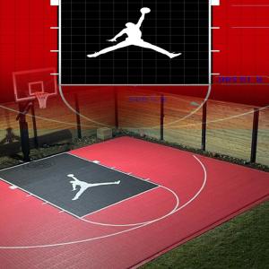 Quality Carton Package Interlocking Basketball Court for Indoor and Outdoor Use wholesale