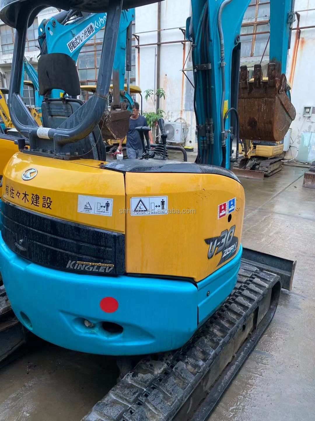 wheel excavator kubota U 30 second hand excavator