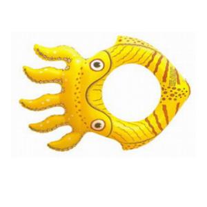 Quality New style fashion octopus inflatable ring, pvc water ring for kids wholesale