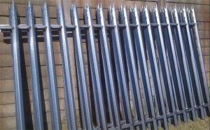 Quality Welding Firmly Galvanised Metal Palisade Fence , Palisade Fence Pales wholesale