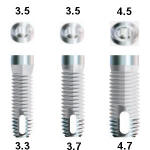 Zimmer Tapered Screw-Vent® Implant Internal Titanium Premill Blank 14mm Engaging NP(3.5mm) / RP(4.5mm) / WP(5.7mm)