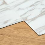 Waterproof Luxury Vinyl Tile Flooring Square Sheets Recycled Materials Dry