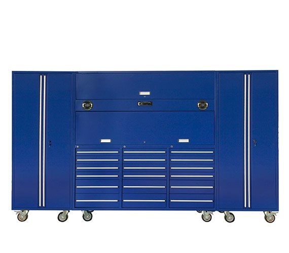 Cabinet Steel 48" Job Box for Workshop Durable Iron Heavy Duty Metal Storage Tool Box