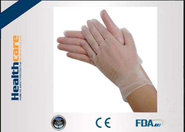 One Time 4.5g Clear Vinyl Gloves Powder Free Latex Free Disposable Gloves Food