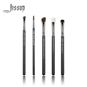 Quality Antimicrobial Fiber Hair Jessup 5pcs Eye Makeup Brush Set wholesale