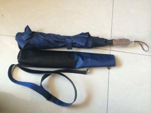 Quality Vented Golf Umbrella Wooden Handle Double Layer Canopy Offer UV Protection wholesale