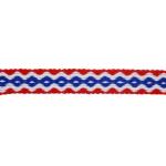 Hats Carpets Garments 20mm Polyester Jacquard Webbing