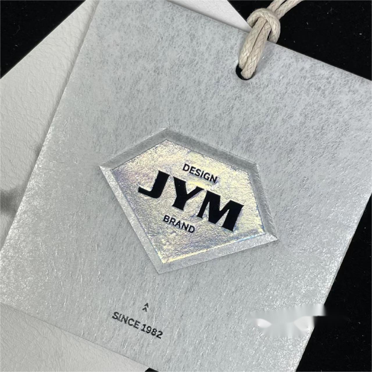 White Velvet Leather Gift Tags Custom Apparel Tags Printed Clothing Labels