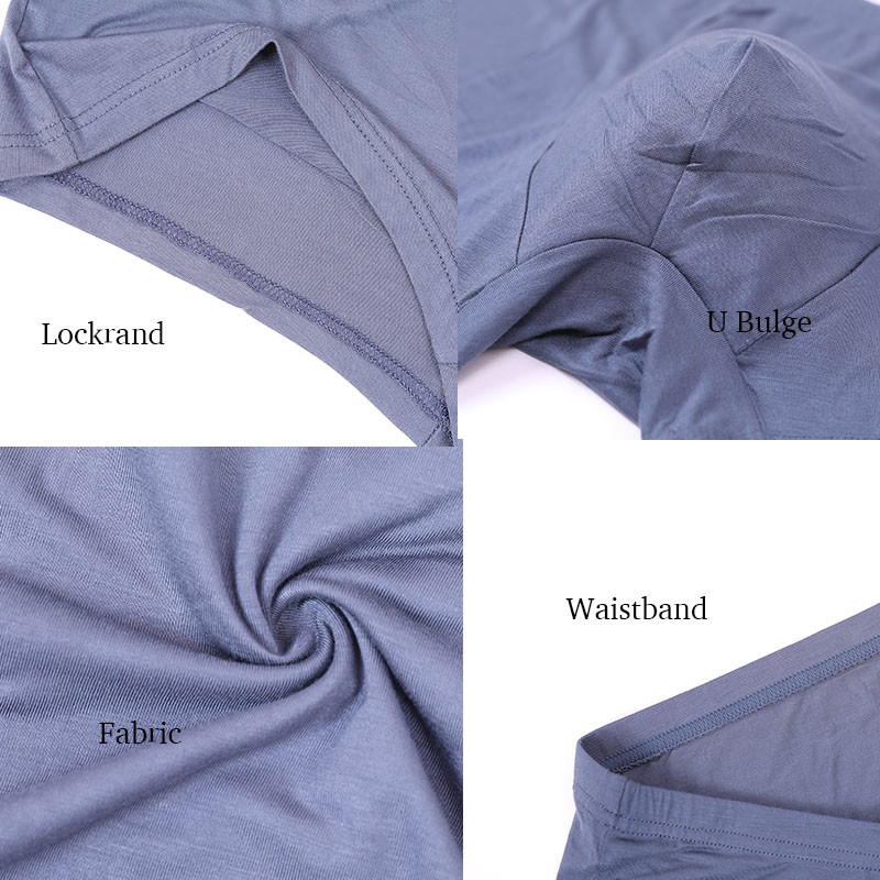 Mens Breathable Boxer Shorts Briefs Plus Size Middle Aged Elderly Cotton Soft Underpants