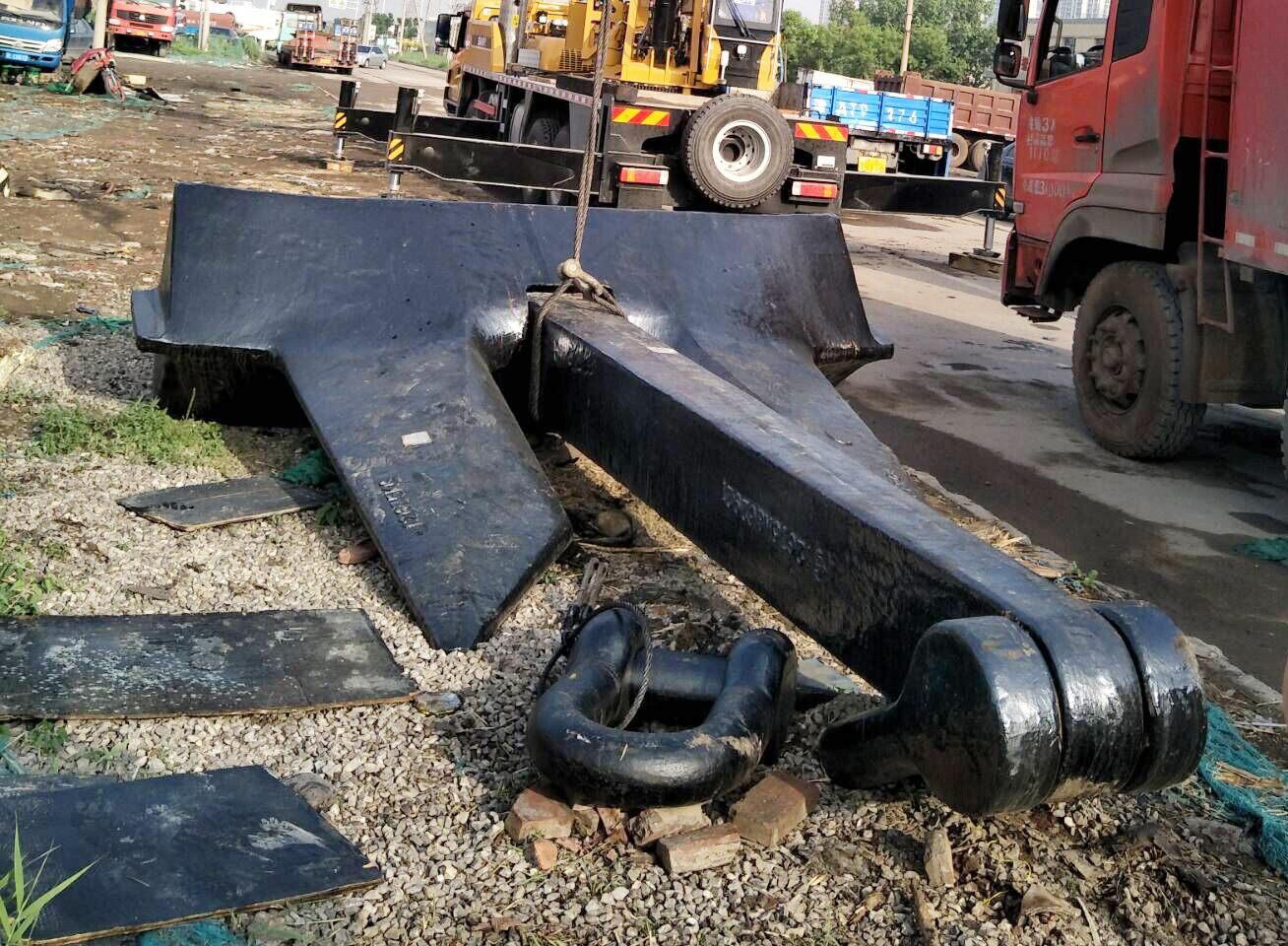 Matrosol Type High Holding Power Anchor 125kg-1500kg Cast Steel Material