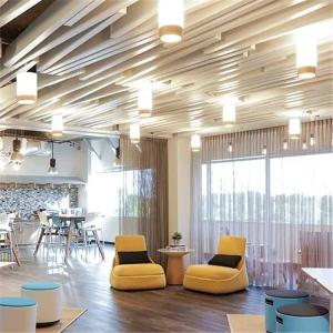Quality Extruded Baffle Aluminum Strip Ceiling 40x200mm Non Parallel wholesale