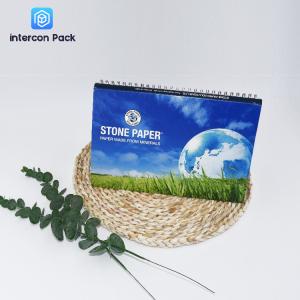 Quality Customizable Waterproof Stone Paper Offset Printing Desk Calendar wholesale