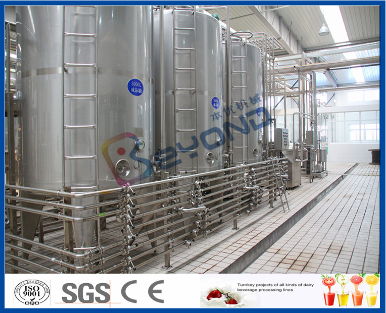 Skid Frame SUS304 Dairy Industrial Yogurt Making Machine small scale