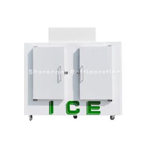 Quality Two Doors Bagged Ice Merchandiser R404a Refrigerant For Supermarket wholesale