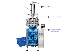Quality Auto vacuum feeder packaging machine with multihead weigher for food wholesale