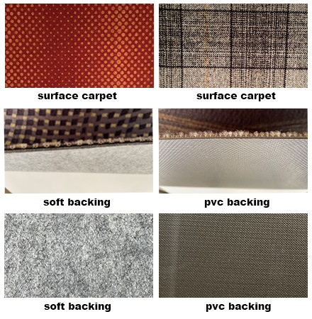 Moon Style Carpet PVC Commercial Modular Carpet Printing Design