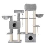 Large Platform Wooden Songmics Cat Tree Condo FEANDREA Brand Easy Install
