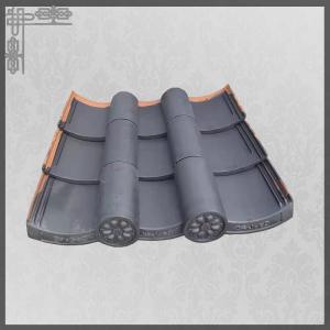 Quality Asian Style Ceramic Japanese Roof Tiles Temple 310mm Traditional wholesale
