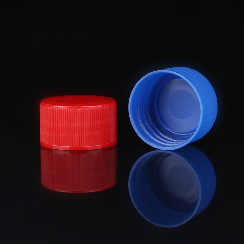 20mm 24mm Plastic Screw Ribbed Cap for Bottle