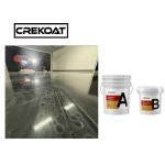 Two Part Metallic Epoxy Floor Coating Skid Resistant High Durability